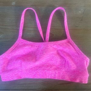 ALO hot pink bralette crop